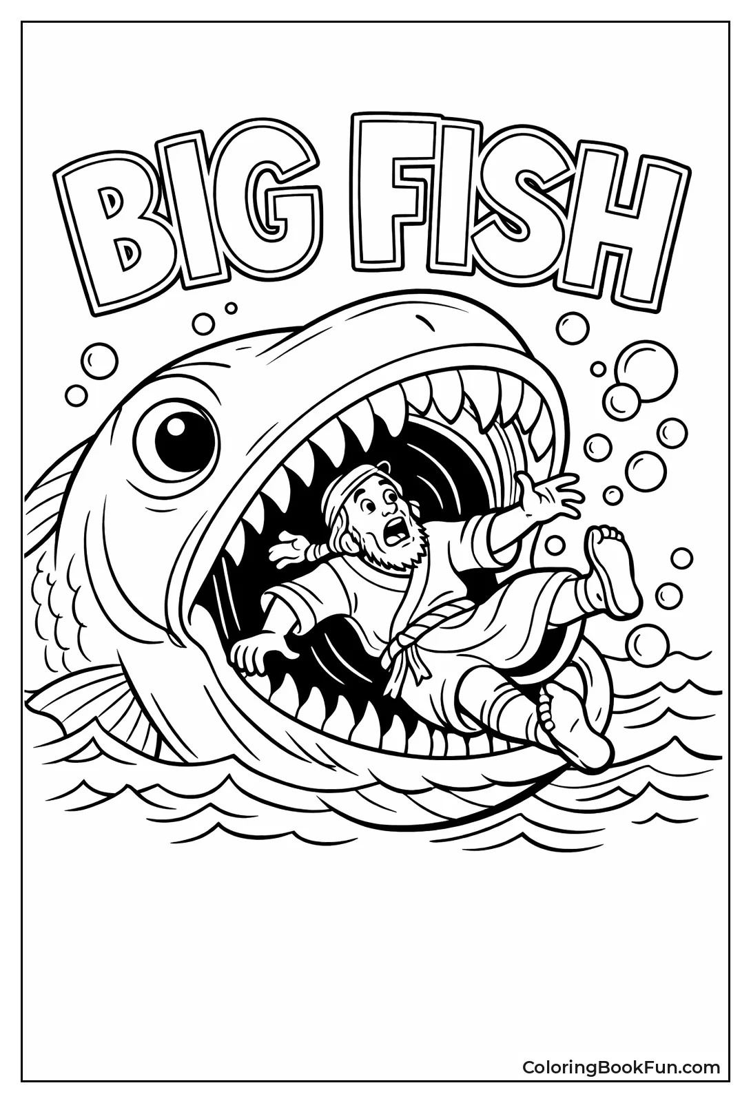 Fish Swallows Jonah Whole