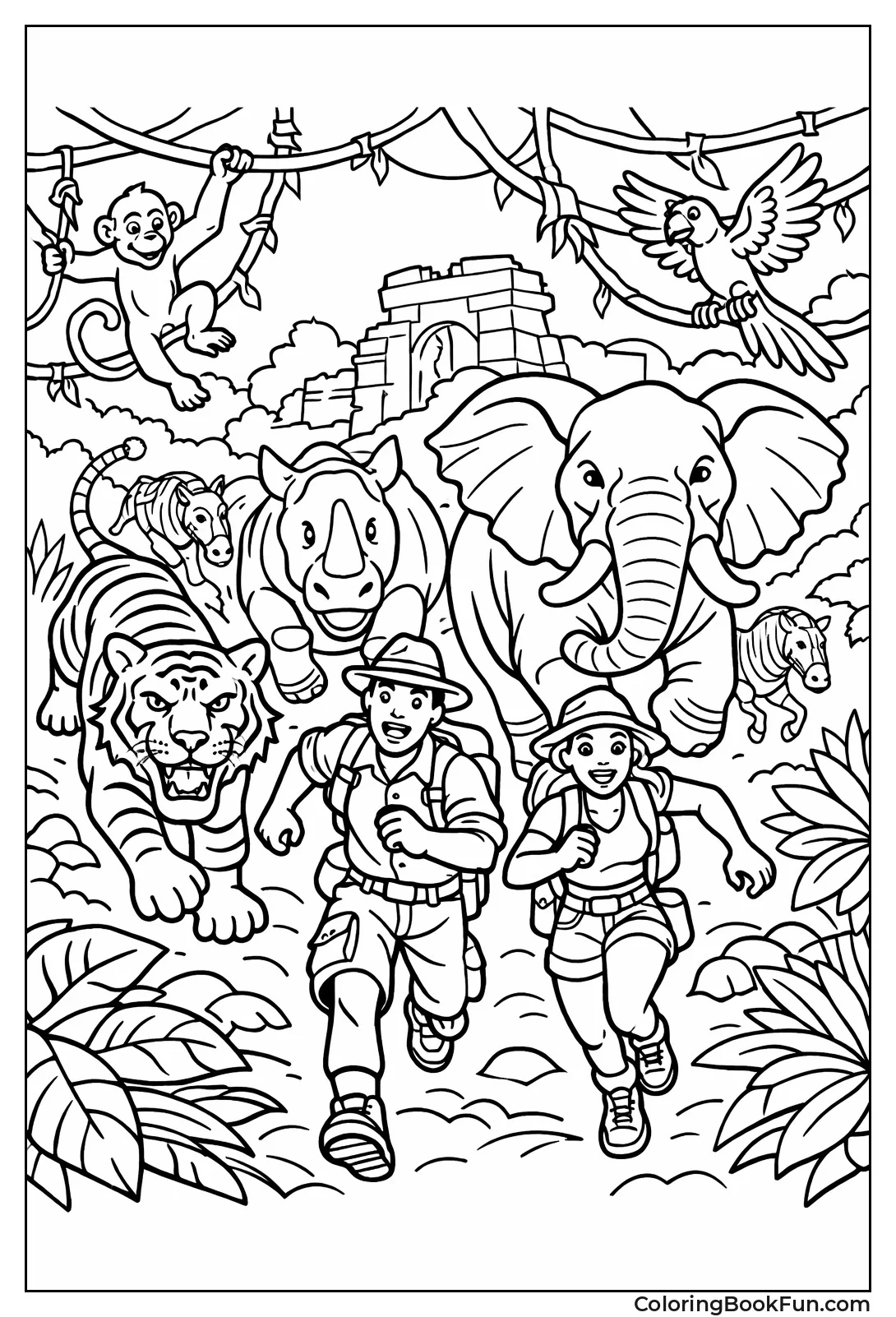 Stampede in Jumanji Jungle