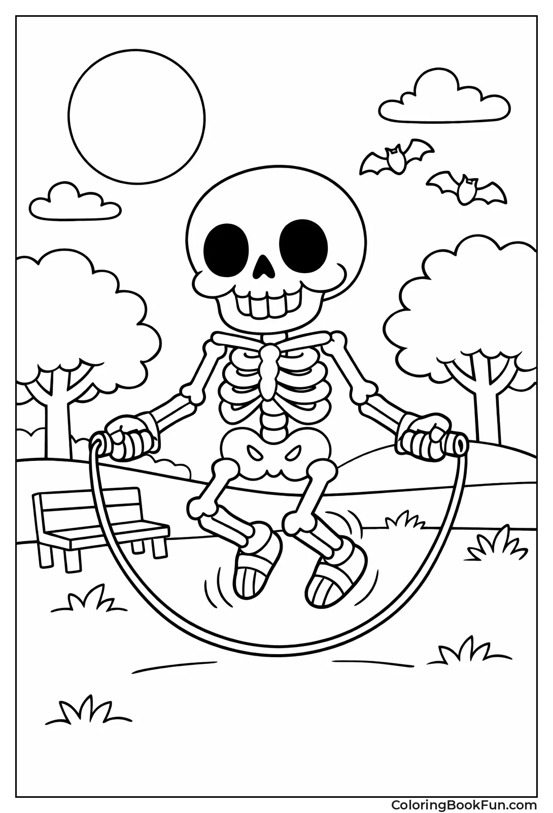 Skeleton Jumping Rope
