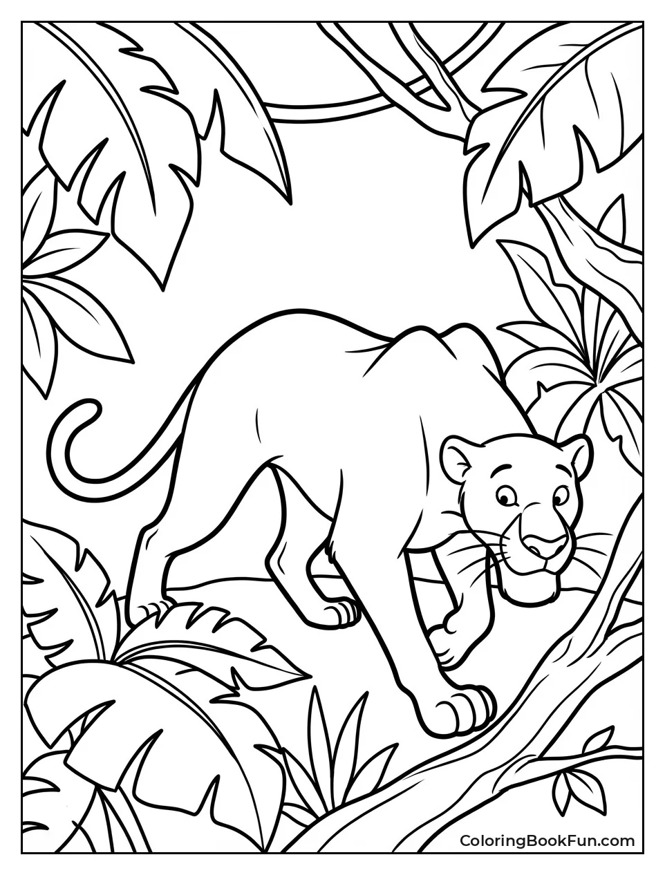 Bagheera Prowls in Shadows