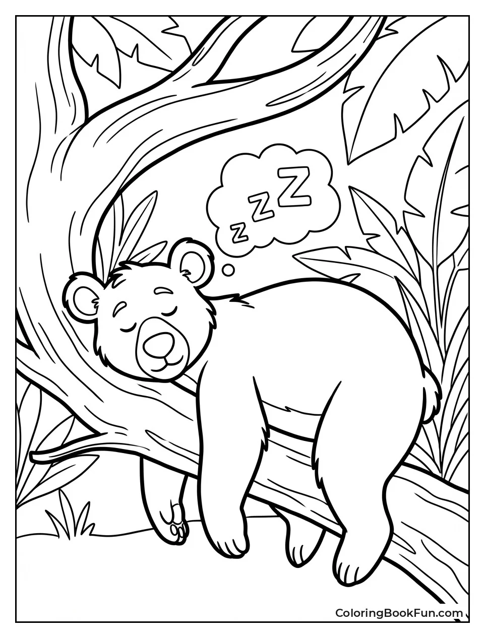 Baloo Snores with Floating Z's