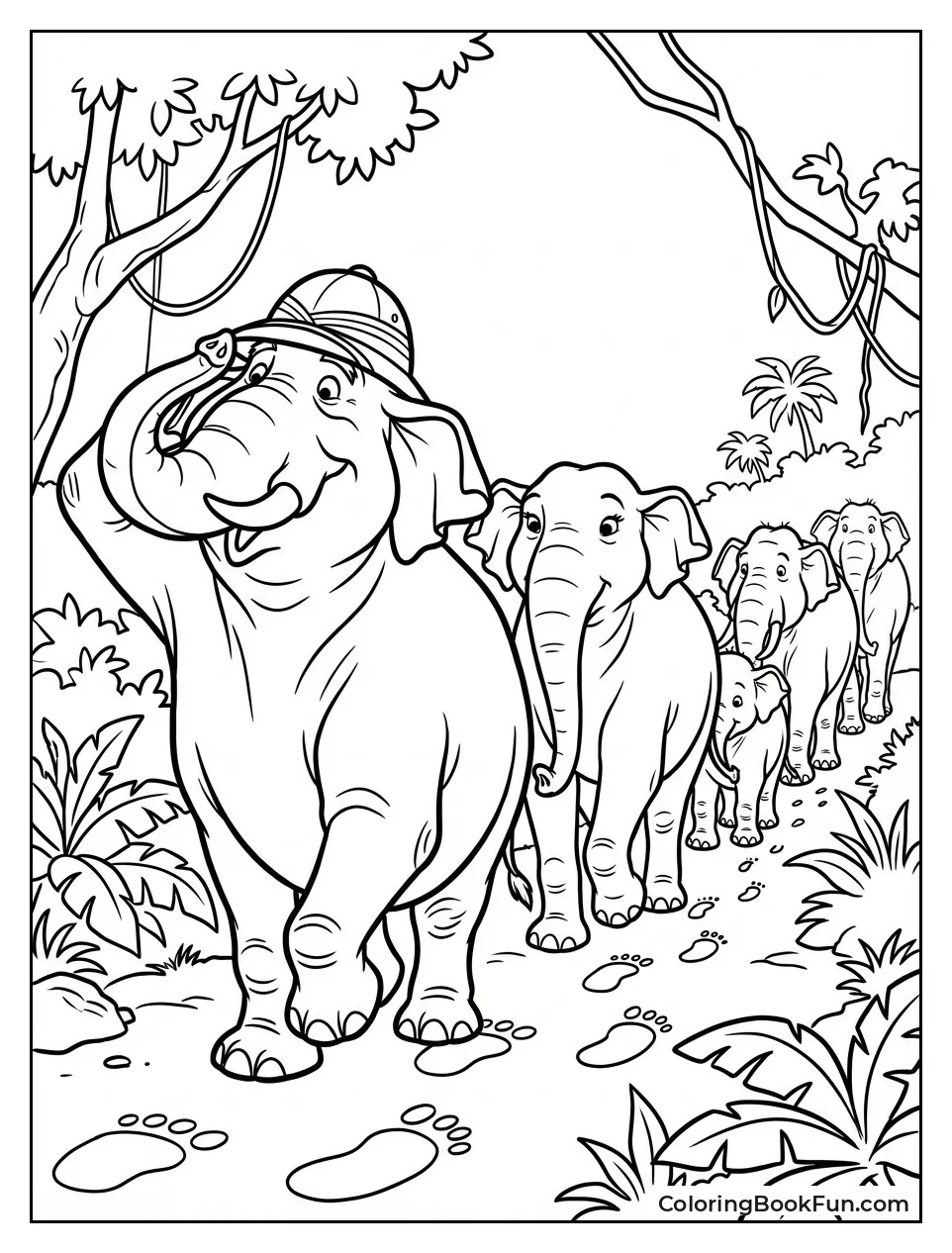 Elephants March in Patrol