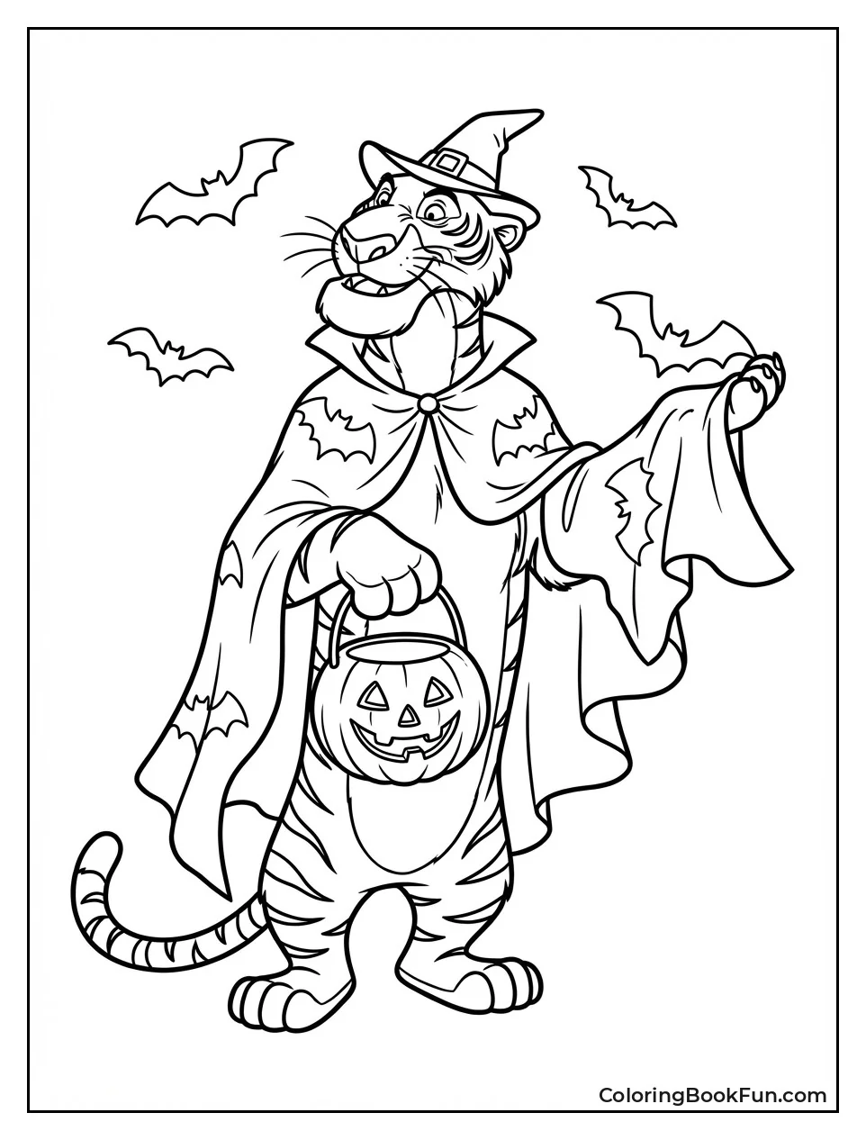 Shere Khan in Halloween Costume