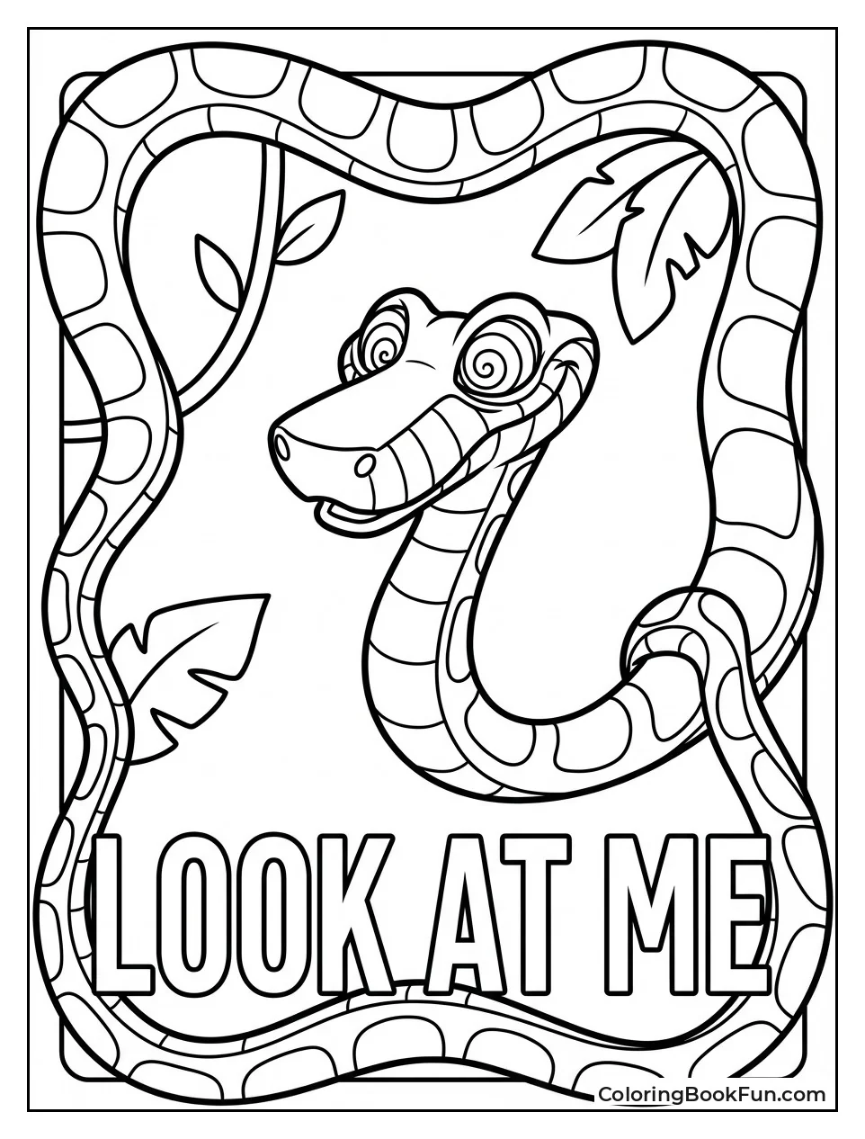 Kaa's Eyes Swirl Hypnotically