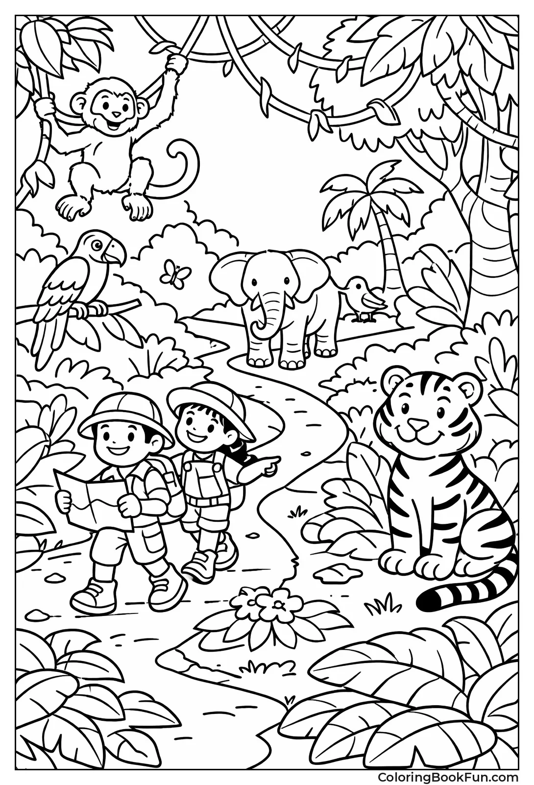 Walk along Jungle Path