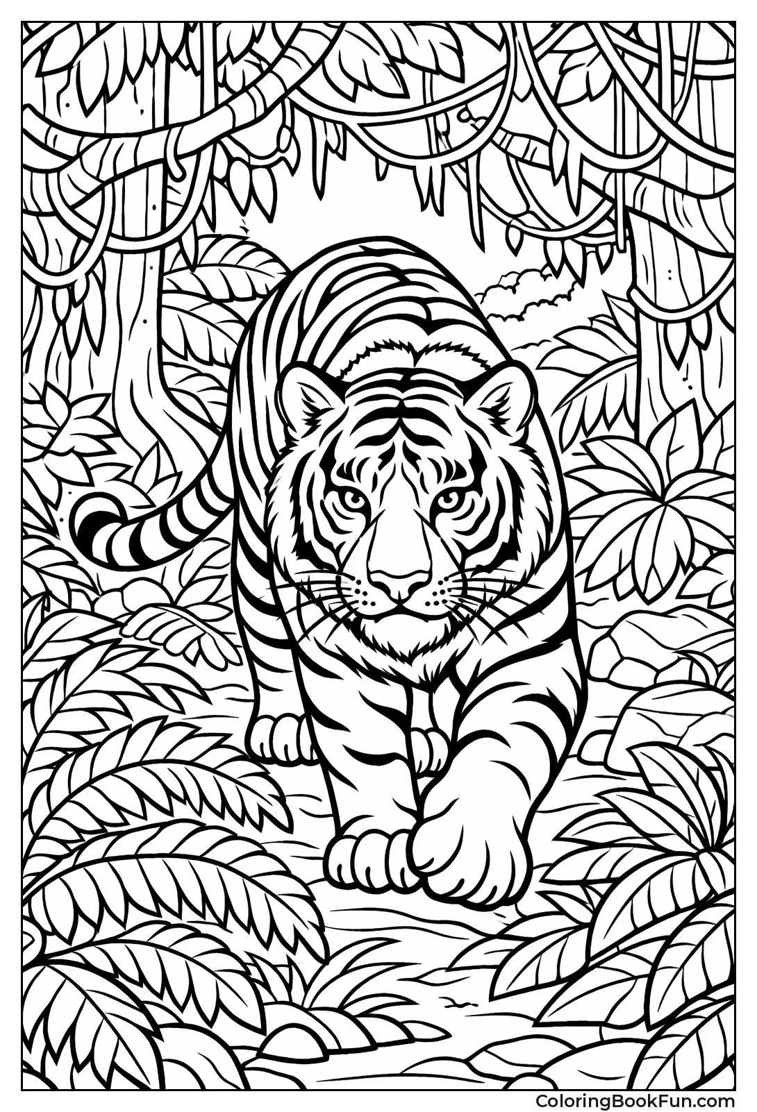 Jungle Prowling Tiger