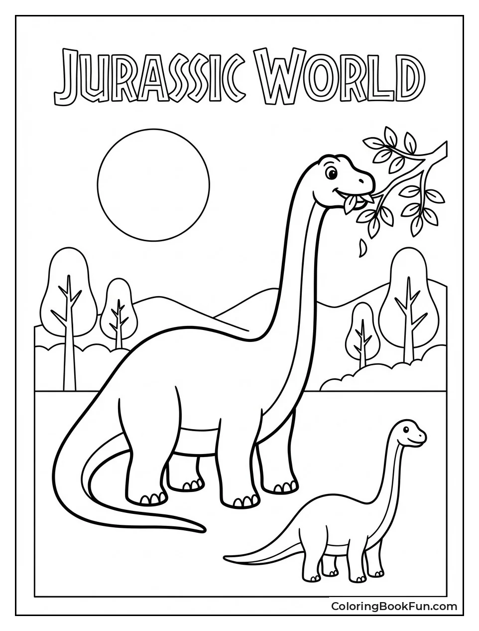 Apatosaurus Reaches for High Leaves