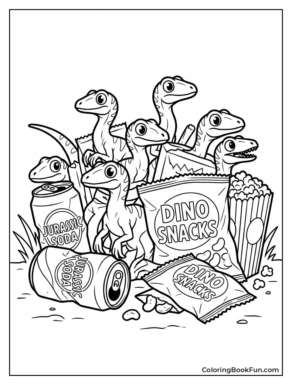 Compsognathus Hide in Snacks