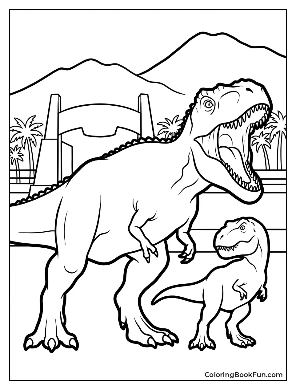 Giganotosaurus Roars Fiercely