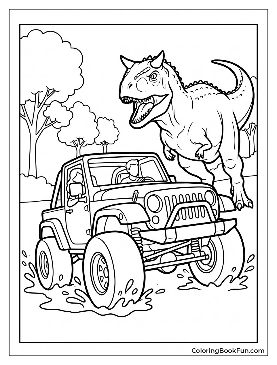 Jeep Races from Carnotaurus