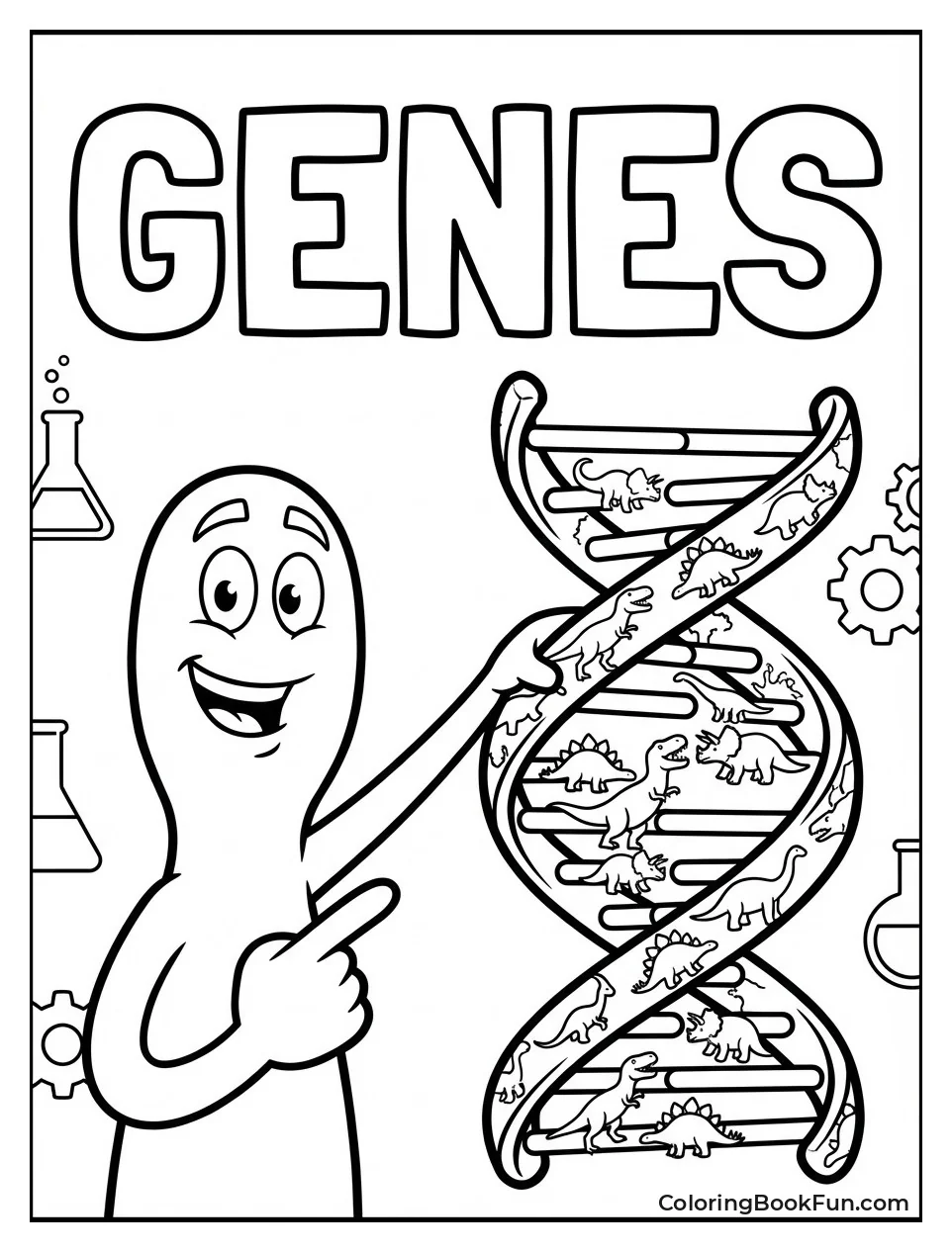 Mr DNA Points at Helix
