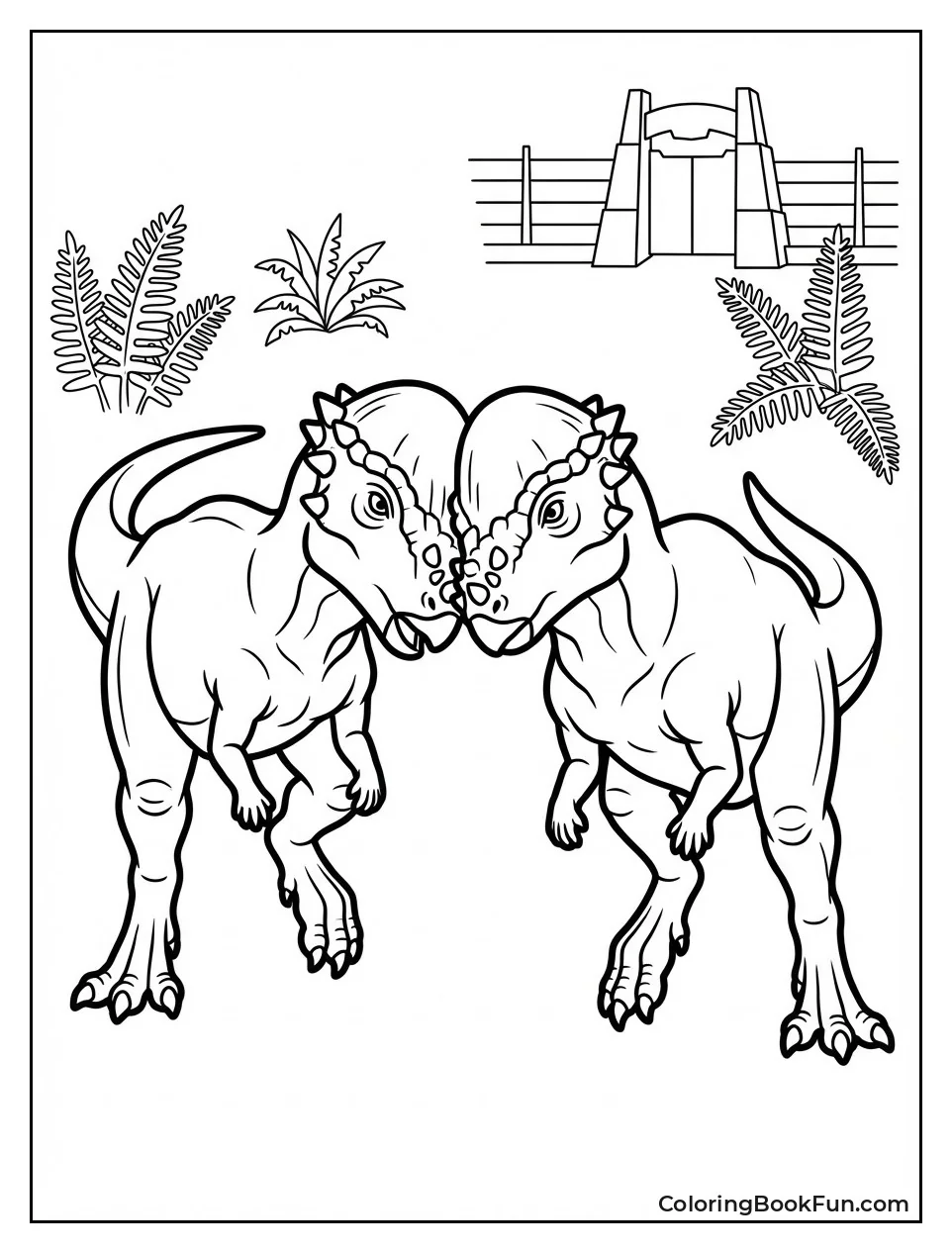 Pachycephalosaurus Clash Dome Heads