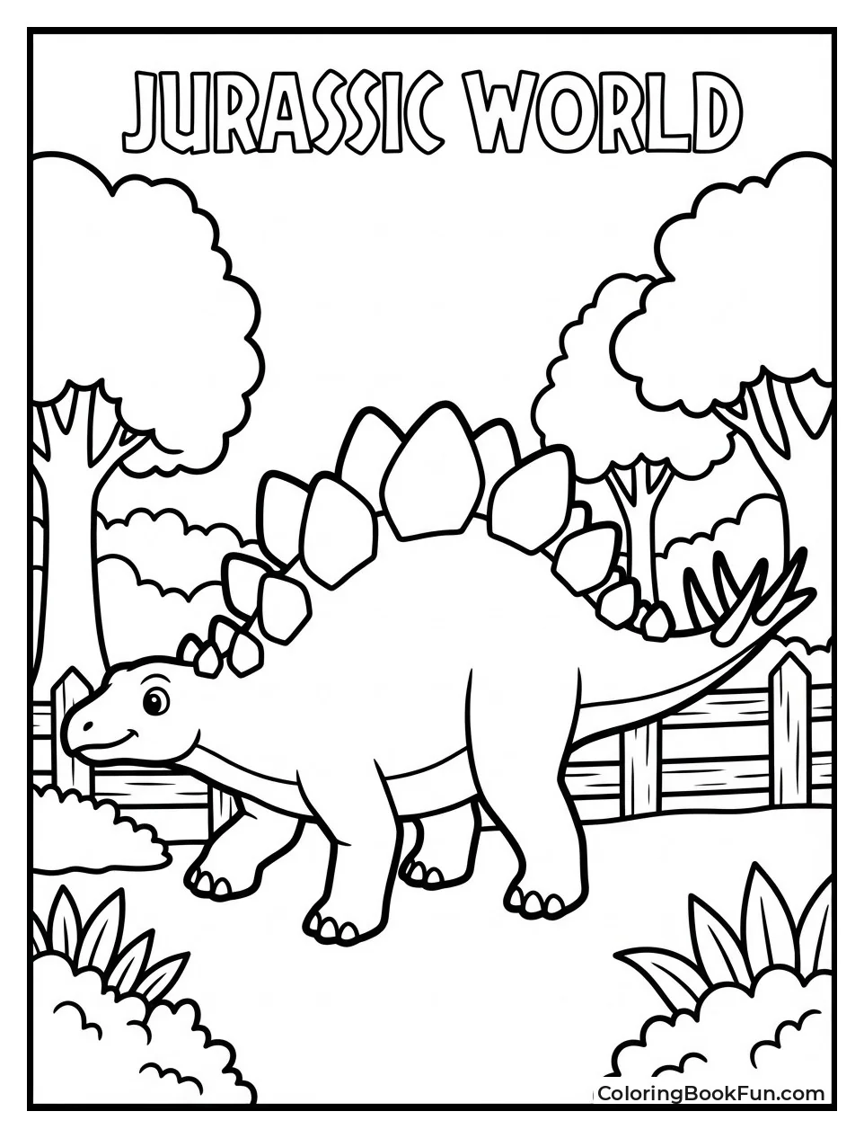 Stegosaurus Walks with Spikes