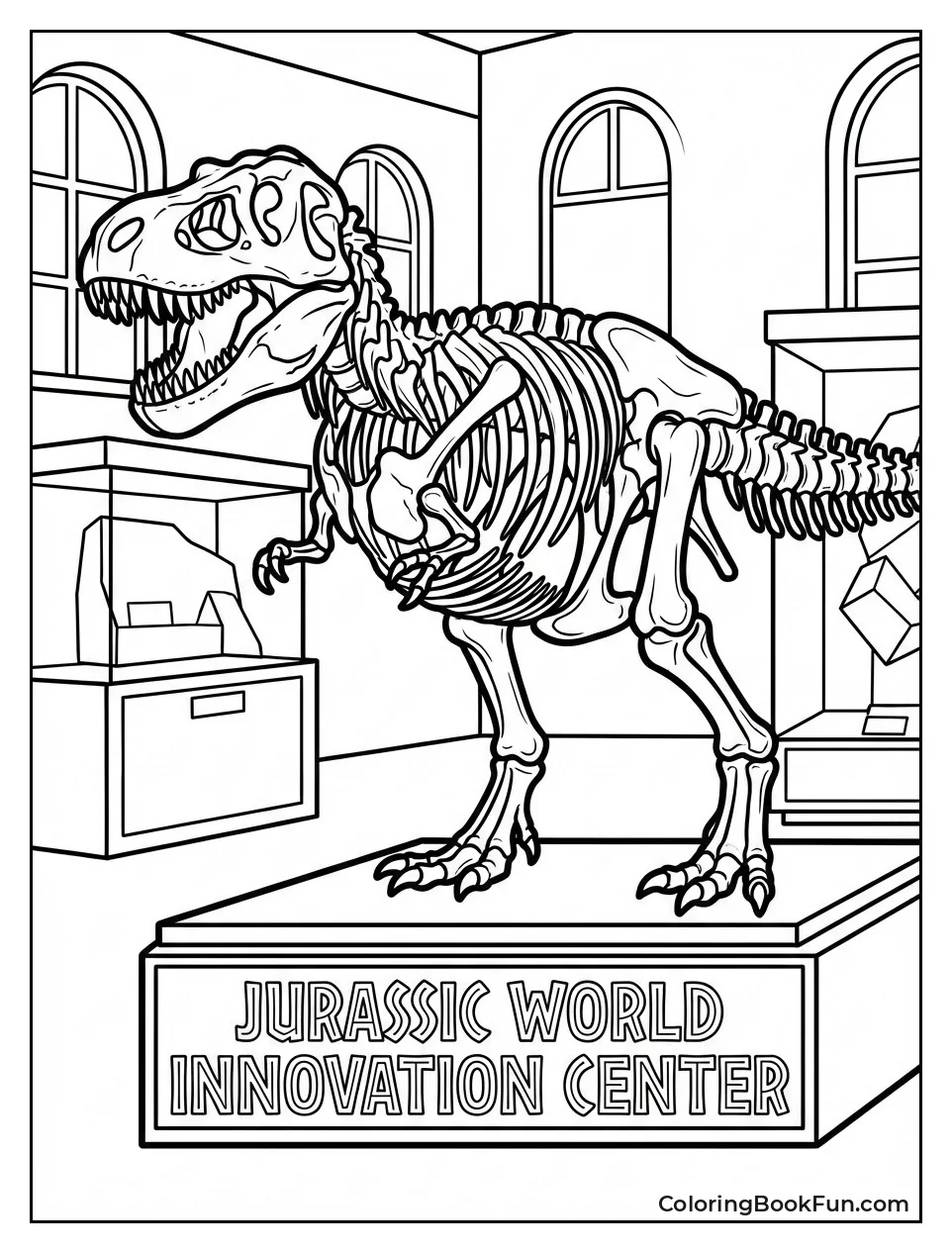 T-Rex Skeleton Stands Tall