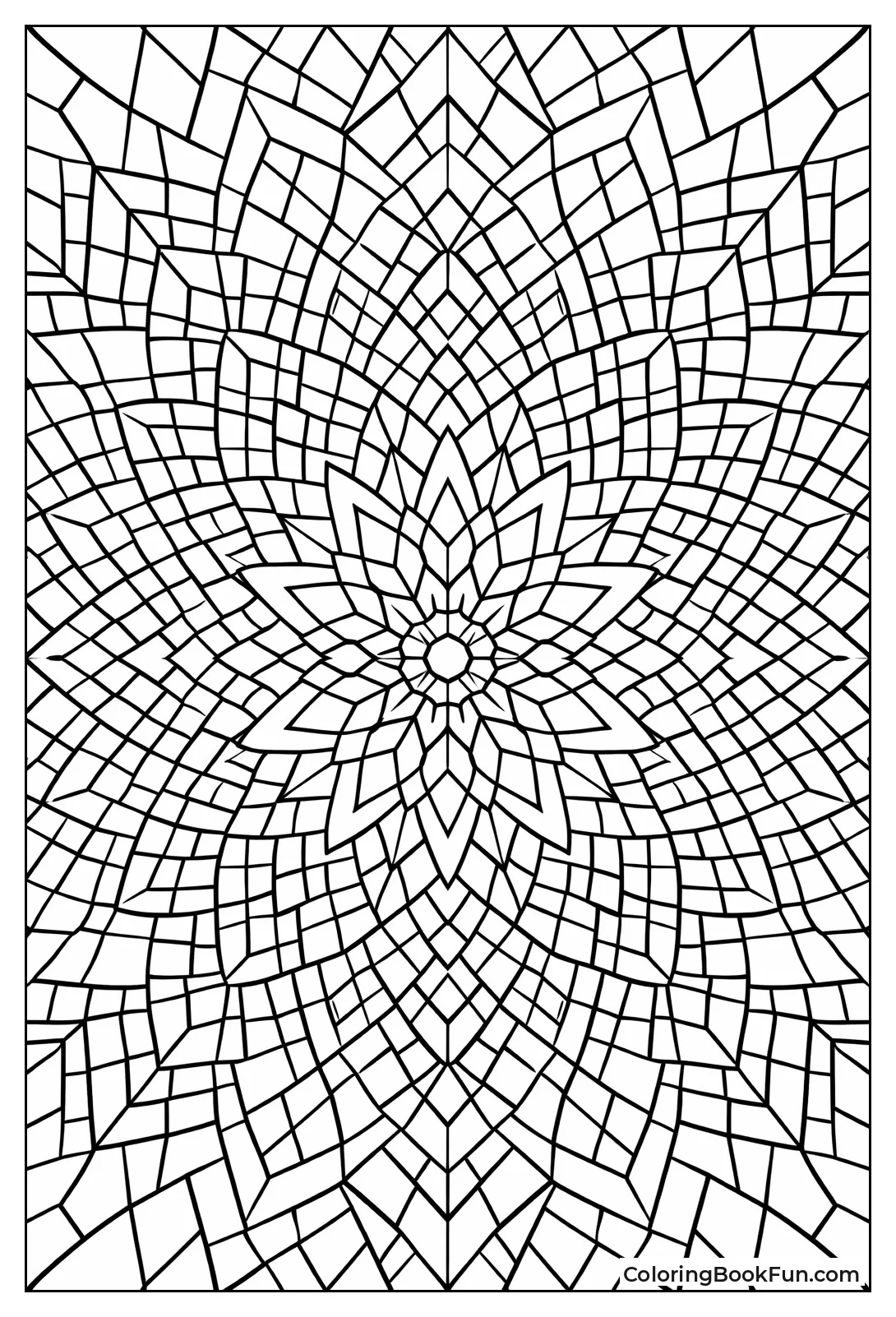 Kaleidoscope Tile Mosaic