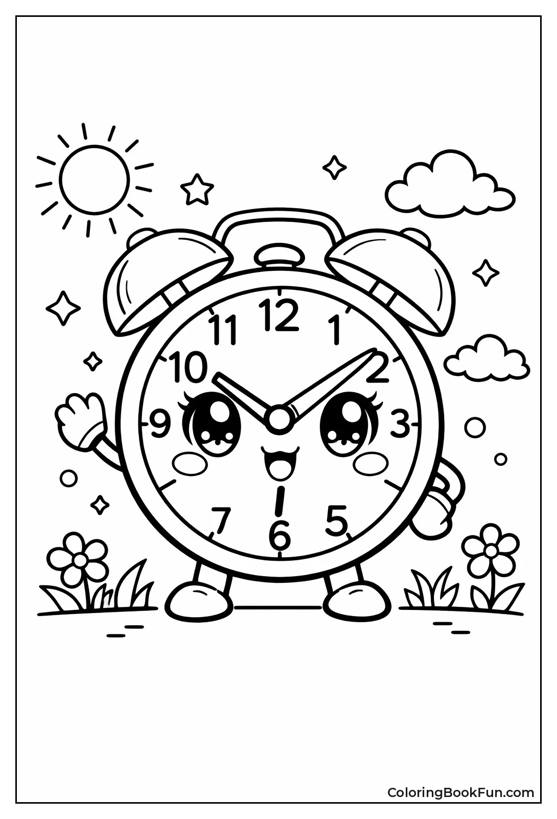 Cute Kawaii Alarm Clock