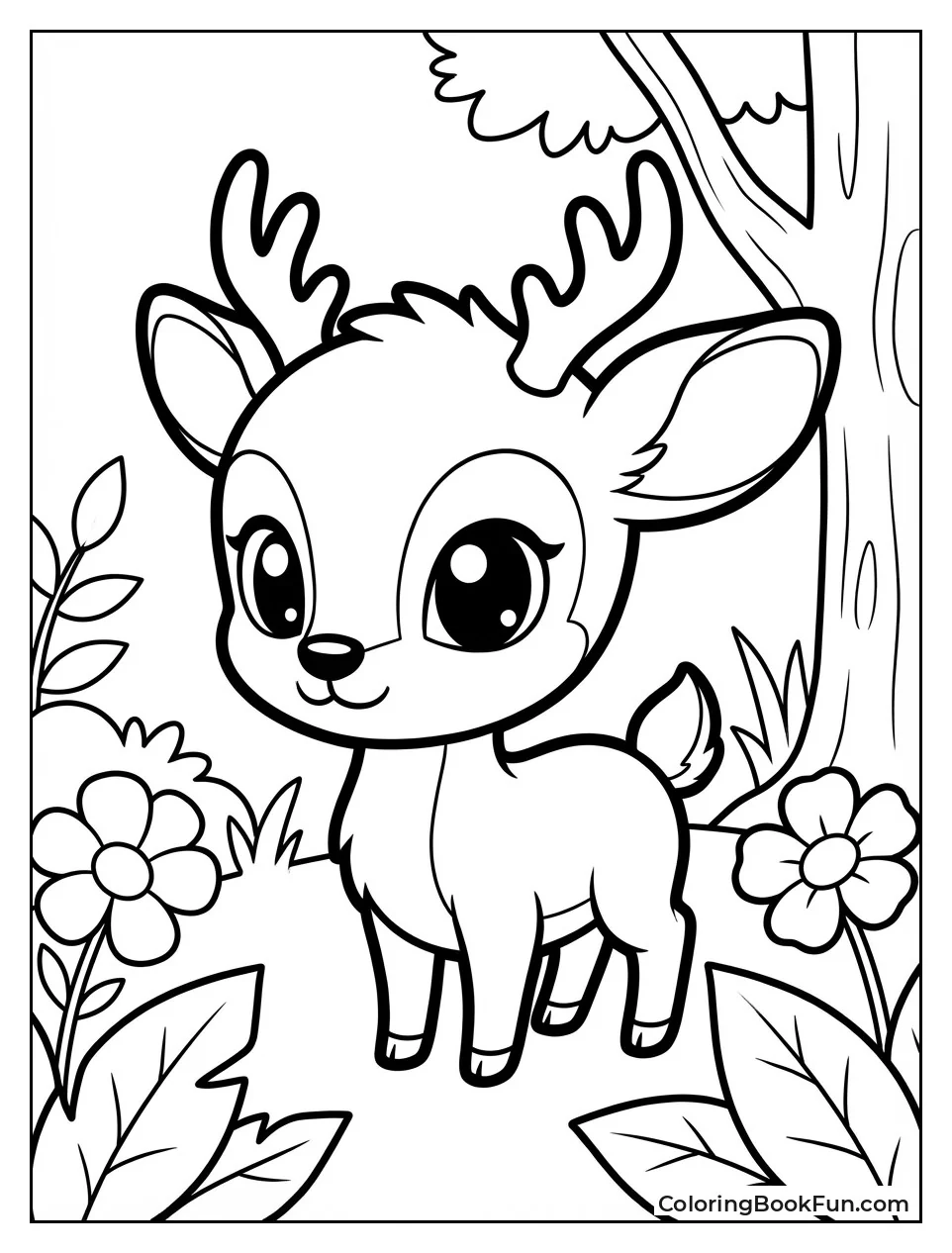 Cute Kawaii Baby Bambi