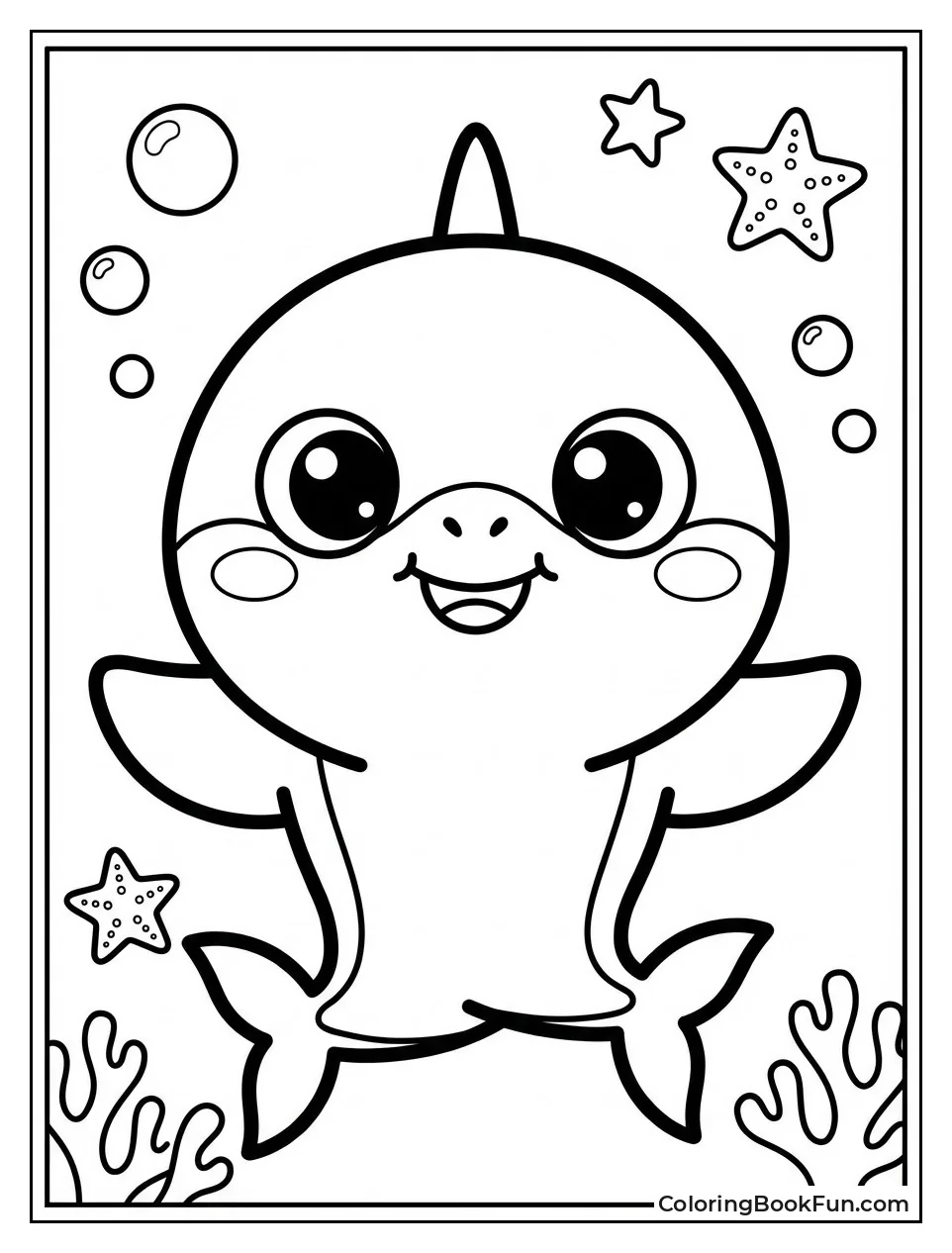 Cute Chibi Baby Shark