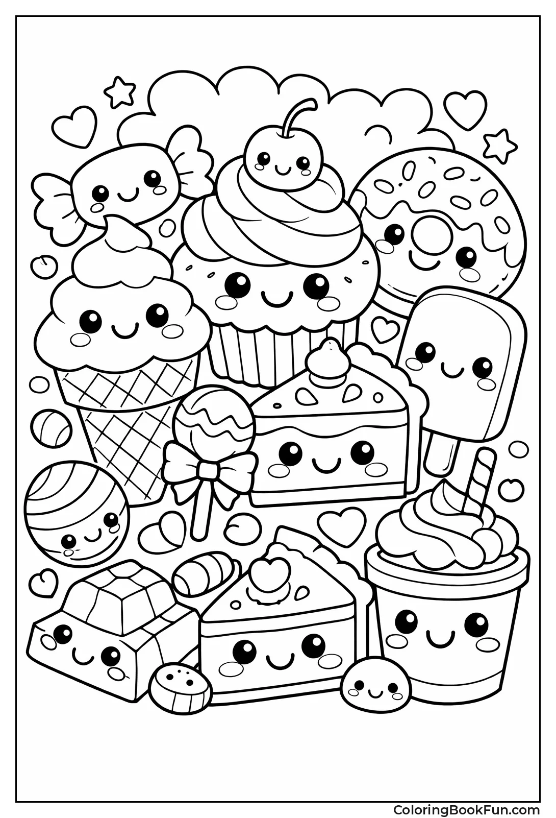 Smiling Kawaii Candies