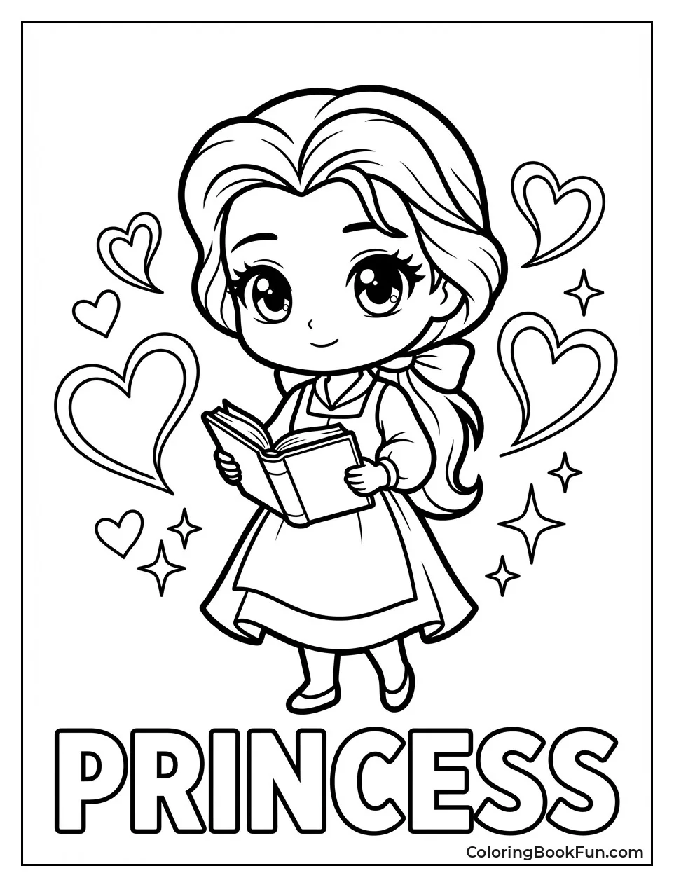 Cute Chibi Belle Smiles