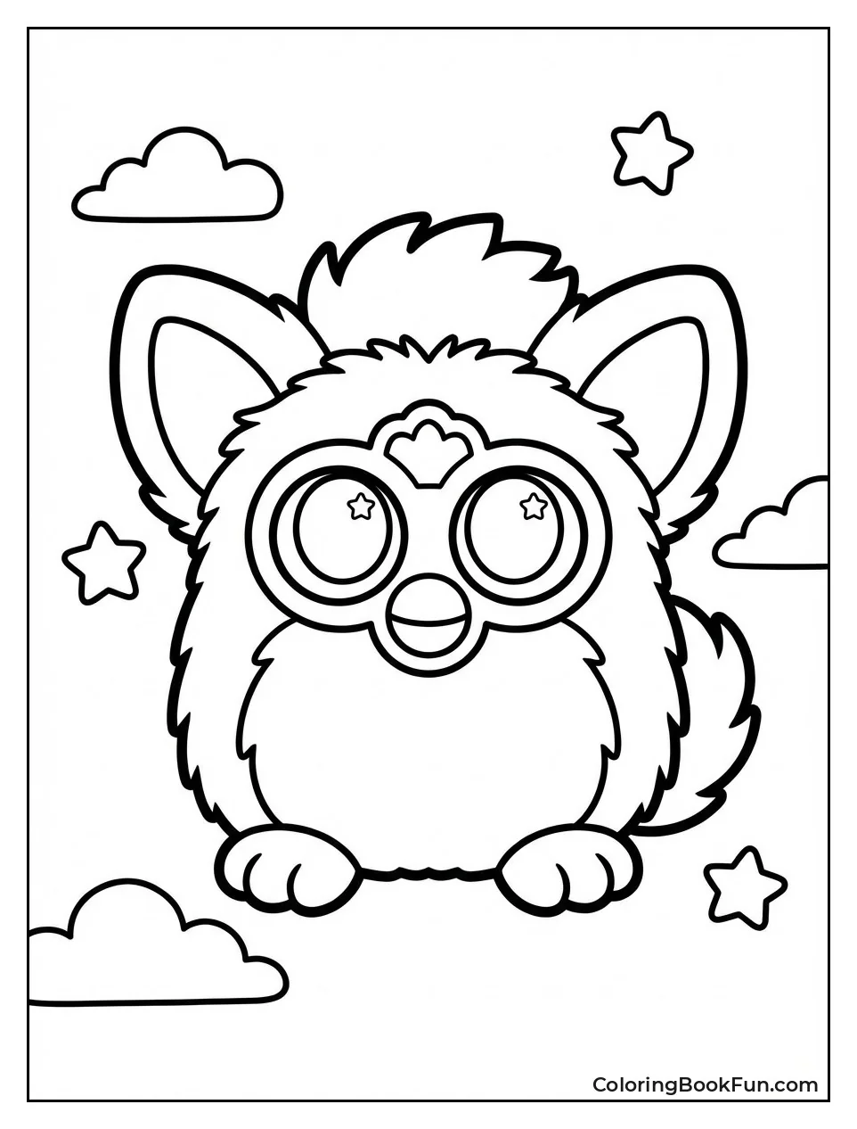 Kawaii Chibi Furby Eyes