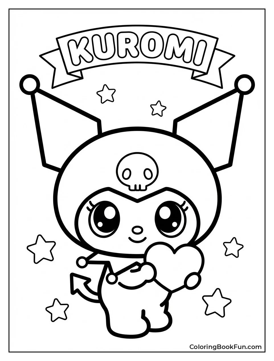 Chibi Kuromi Smiles Big