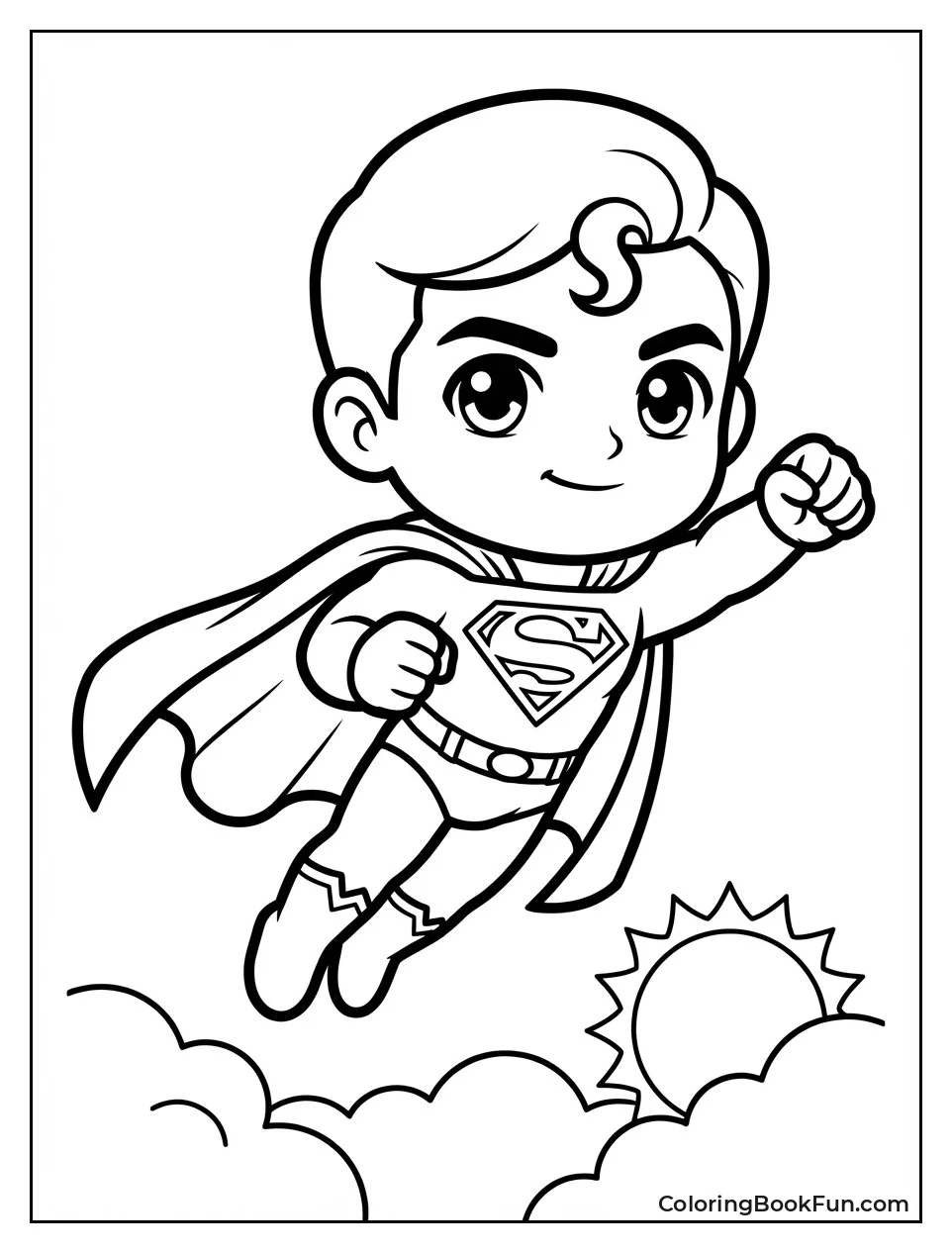 Cute Chibi Superman