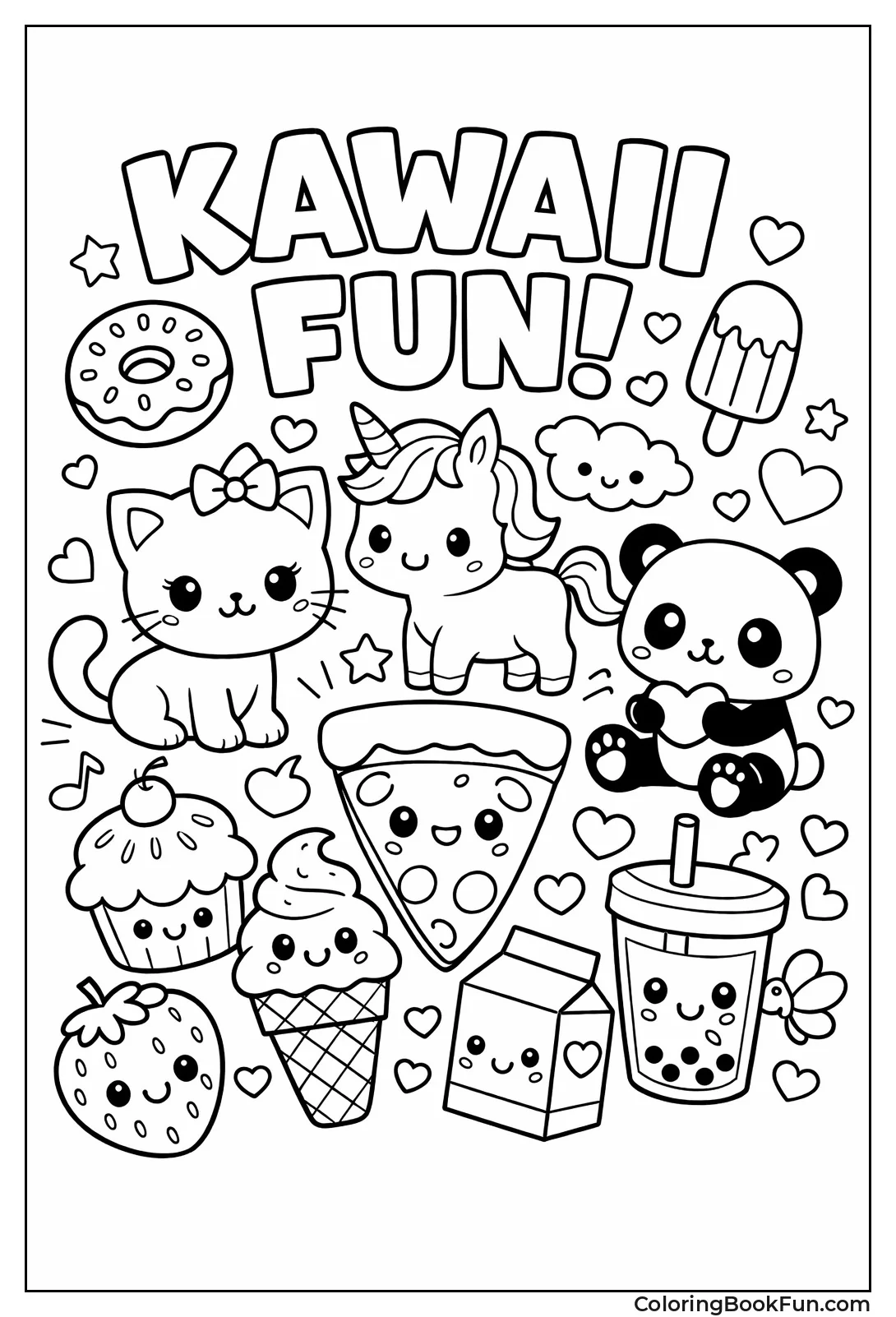 Fun Kawaii Food Motifs