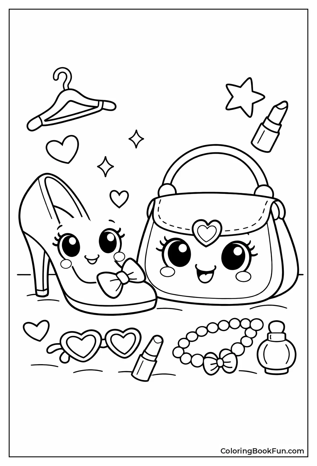 Kawaii Smiling Shoe Purse