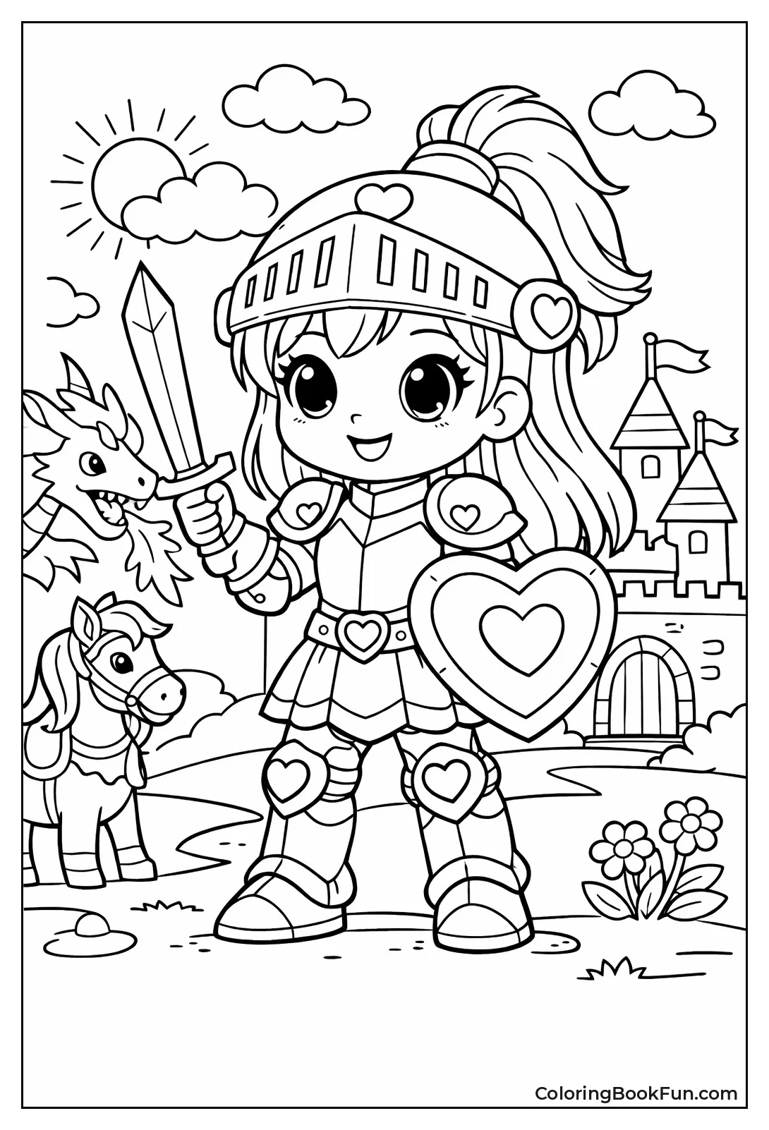 Kawaii Princess Knight Waves