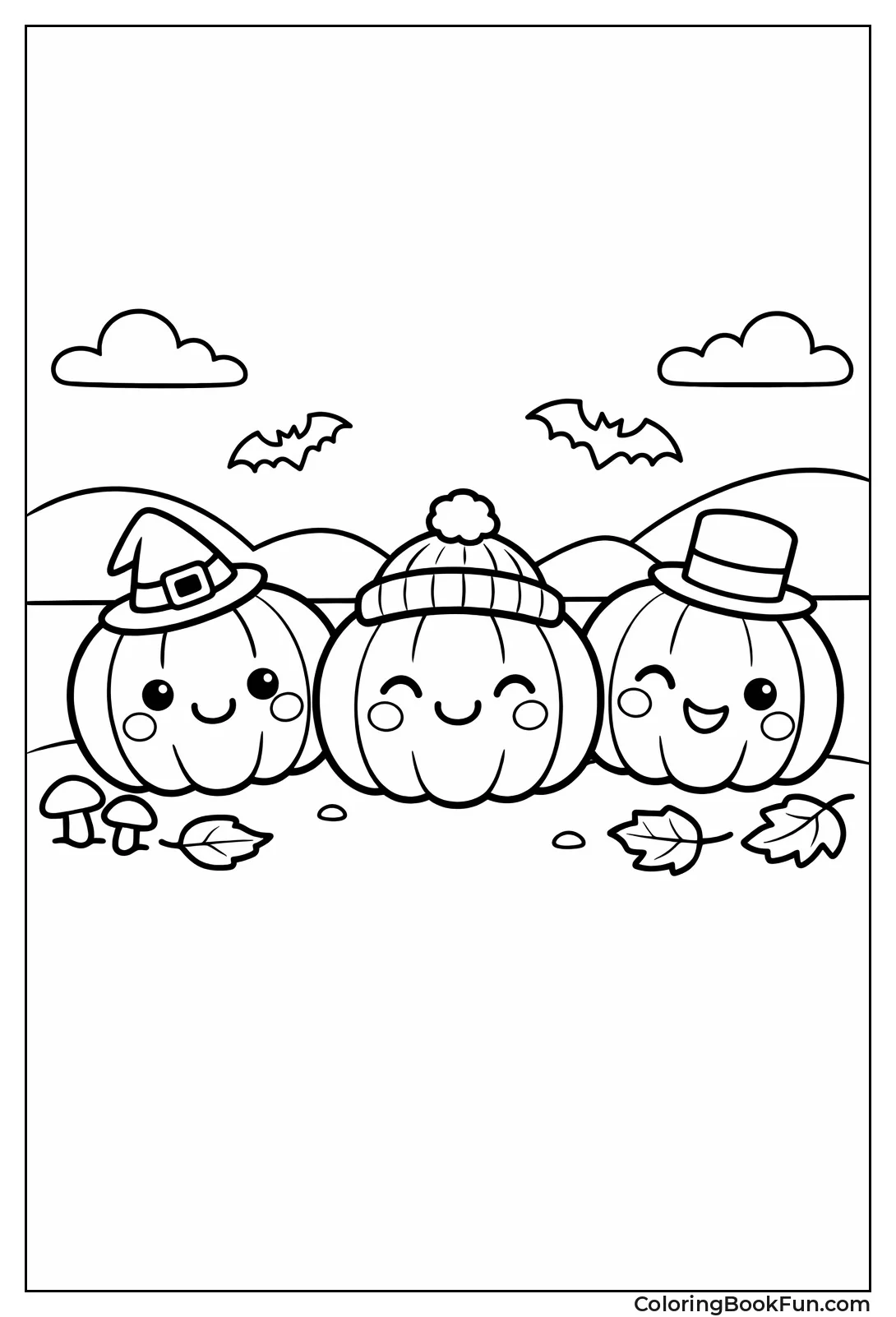 Kawaii Pumpkin Friends