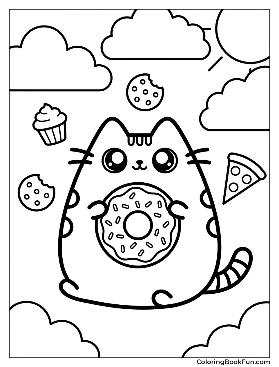 Kawaii Pusheen Smiling