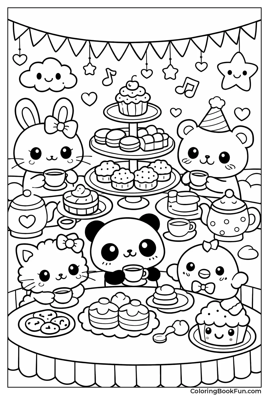 Tea Party with Cakes