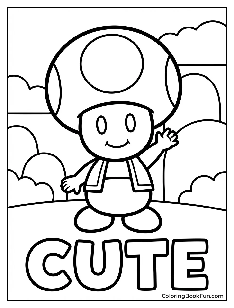 Cute Kawaii Toad Smiles