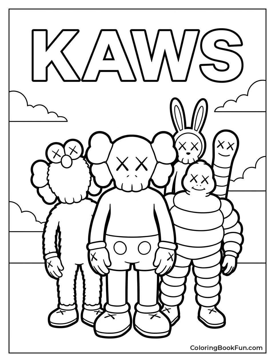 KAWS Family Group