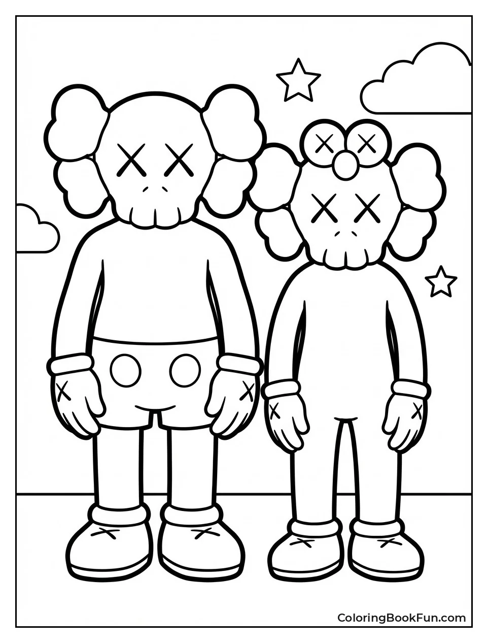 KAWS Iconic Characters