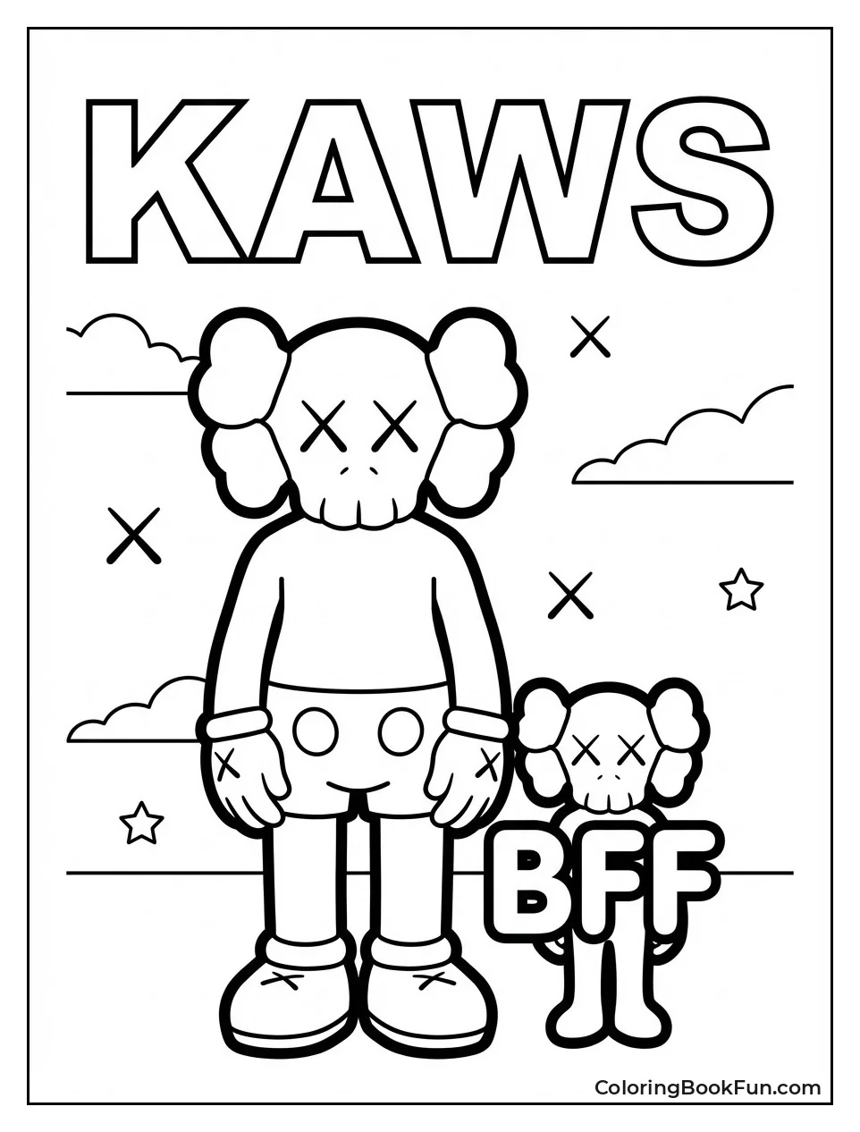 KAWS Logo Symbol