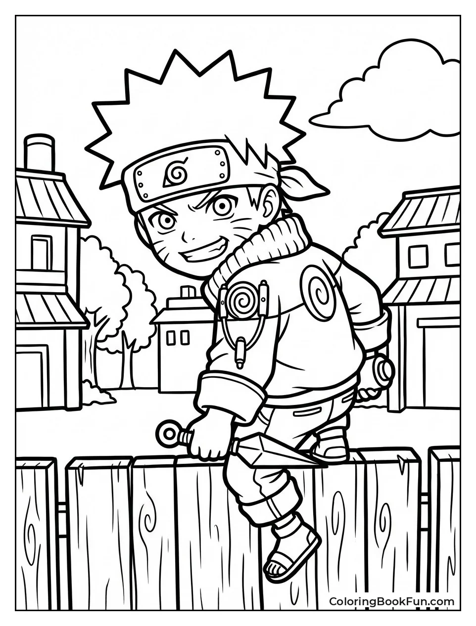 Kid Naruto Acts Mischievous