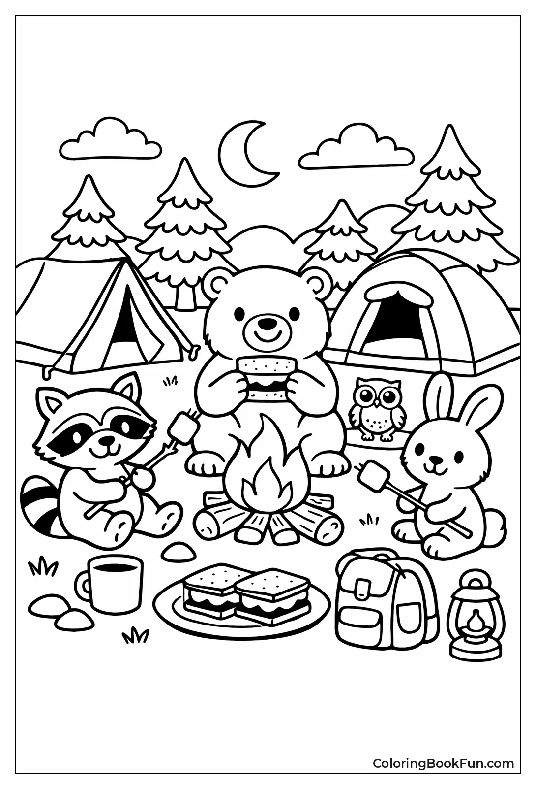 Kids Make S'mores Fun