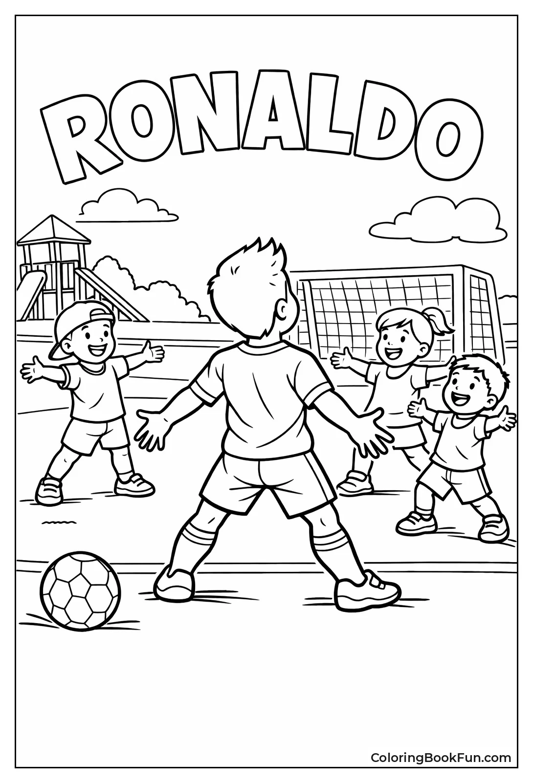 Kids Do Ronaldo Pose