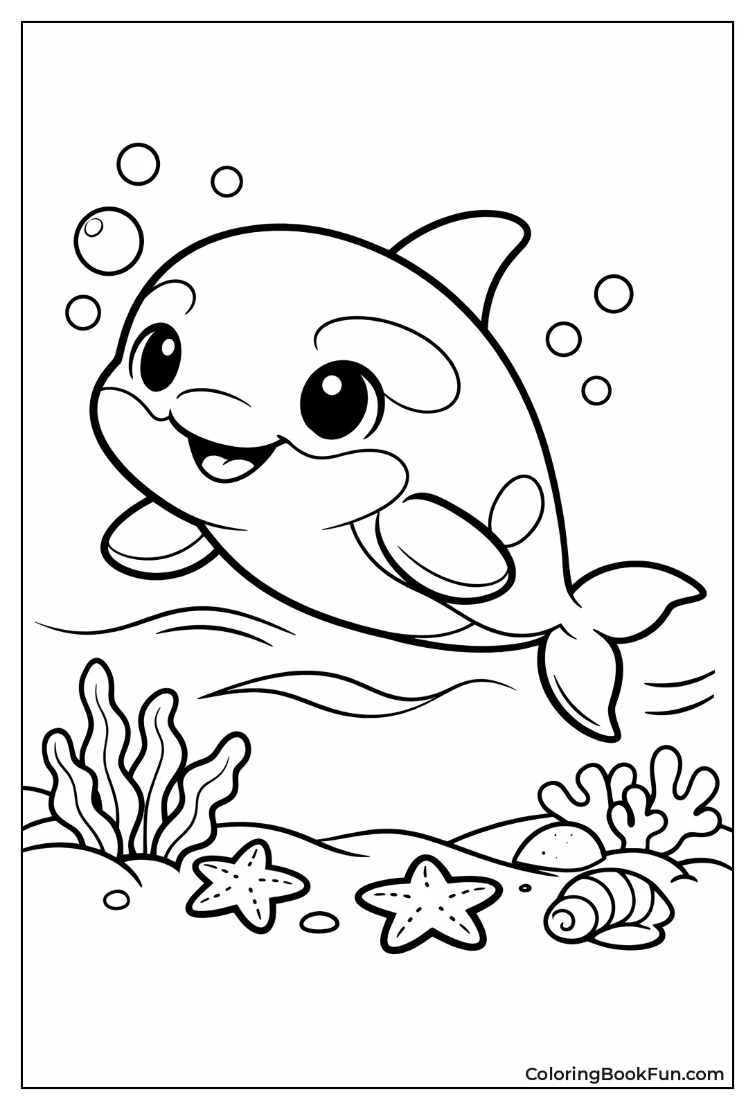 Playful Baby Orca Calf