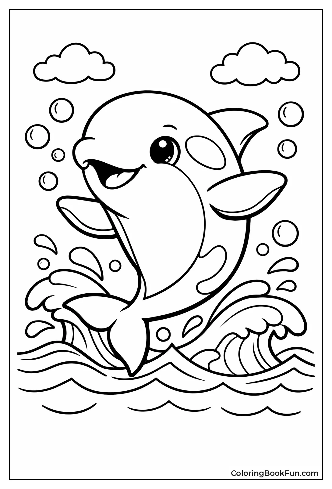 Cartoon Orca Dancing