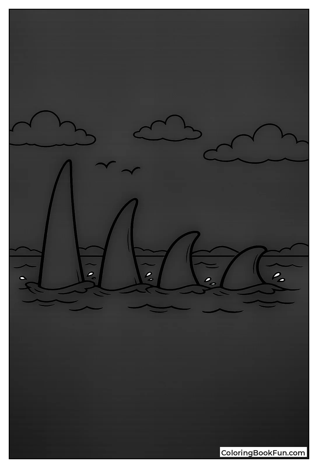 Different Orca Dorsal Fins