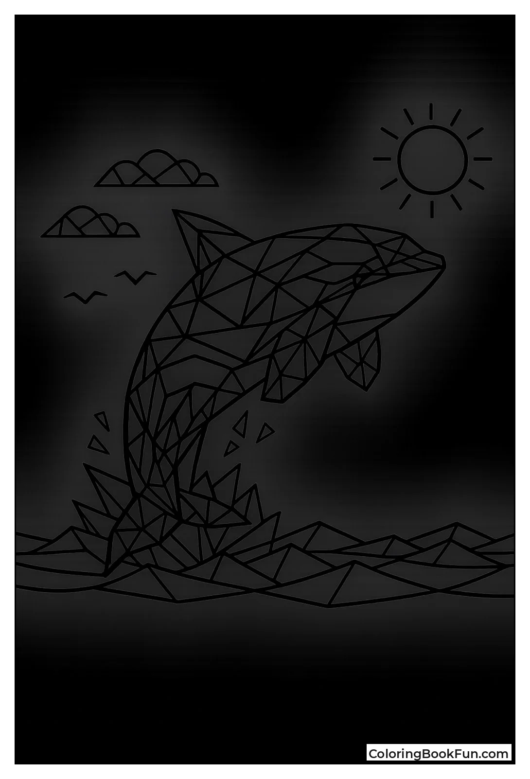 Geometric Shape Orca