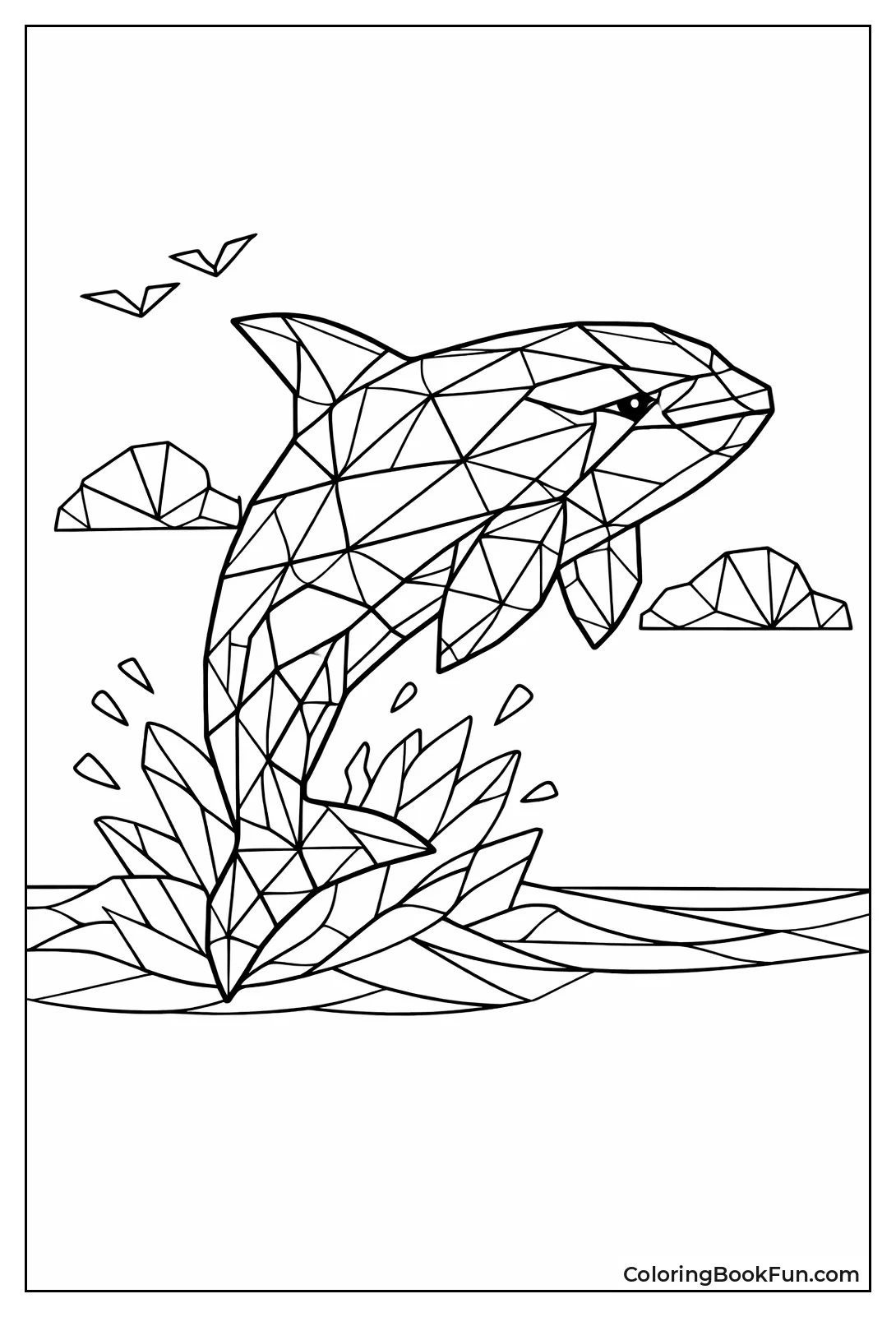 Geometric Shape Orca