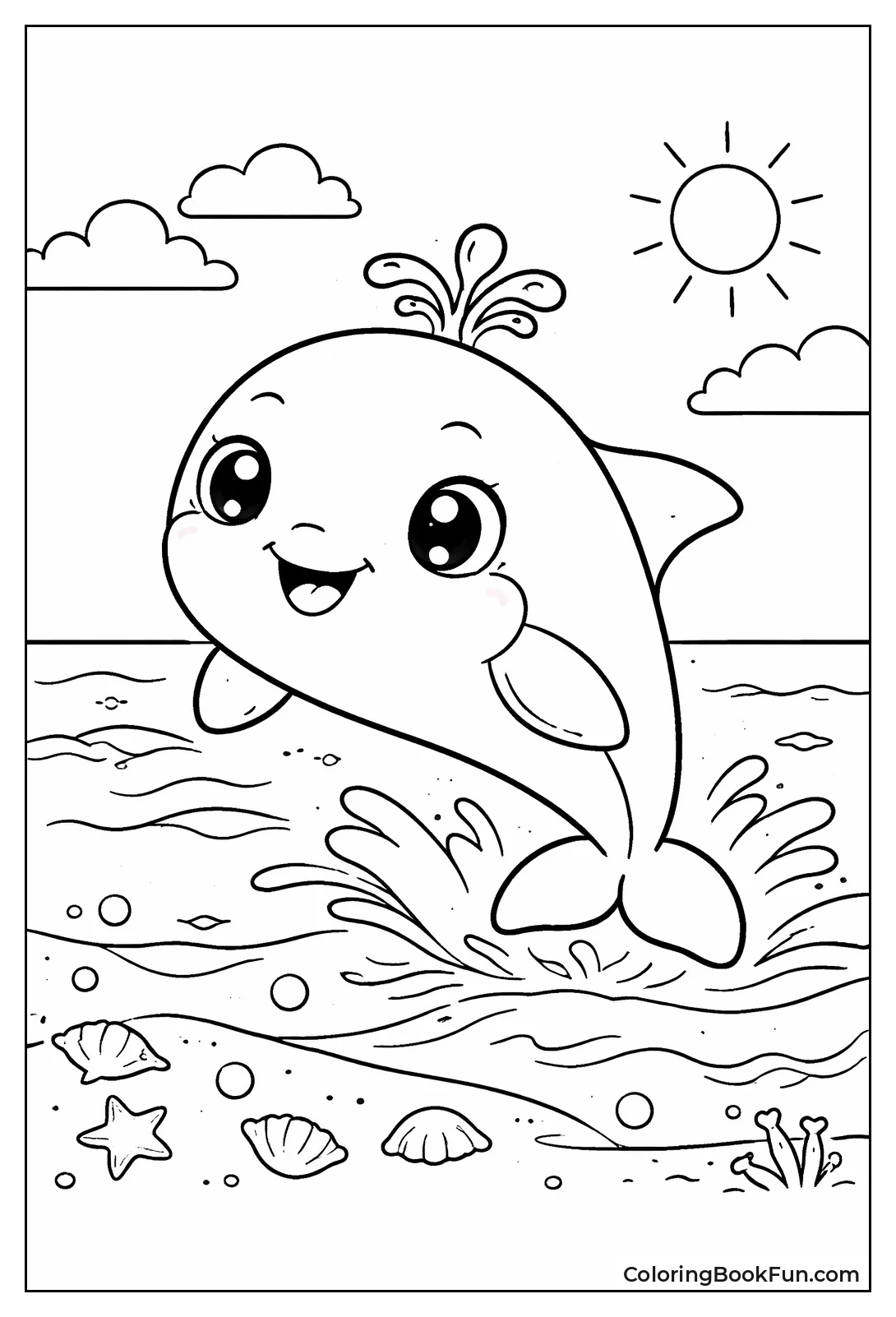 Kawaii Chibi Orca Sprout