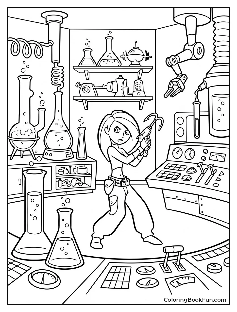 Drakken Lair with Robots