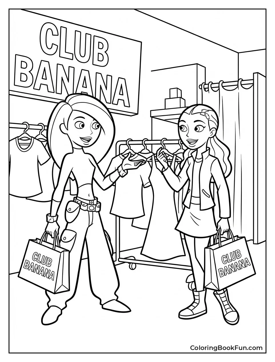 Kim Shops with Monique