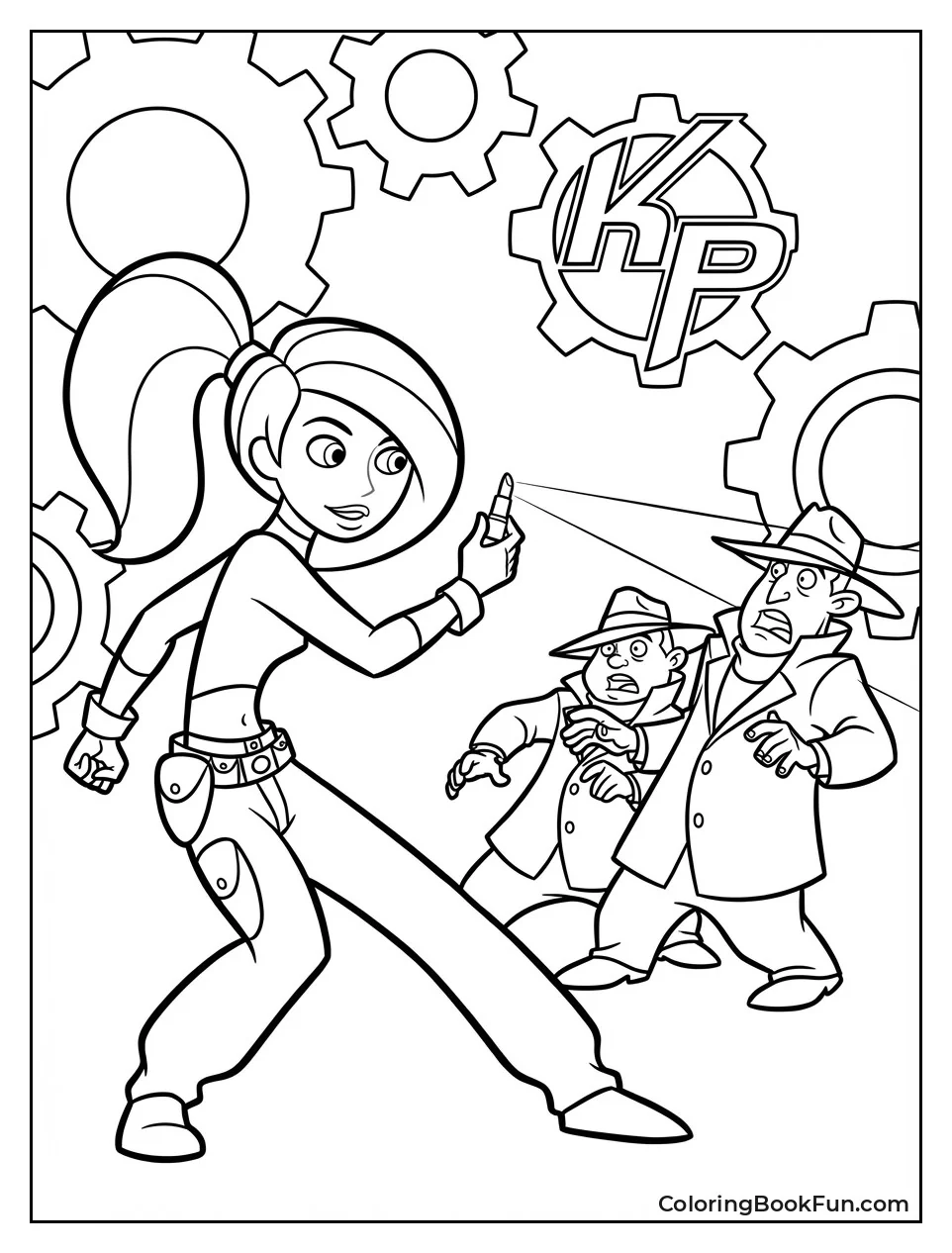 Kim Fires Lipstick Laser