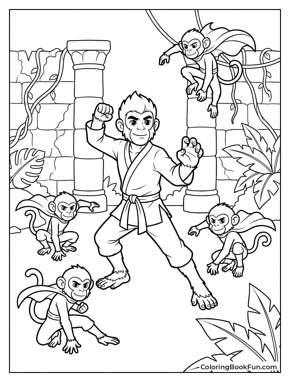 Monkey Fist Leads Ninjas